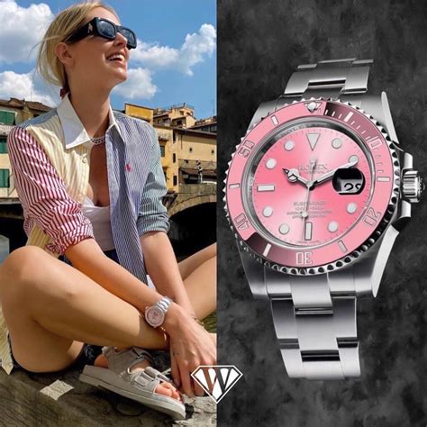 rolex submariner rosa chiara ferragni